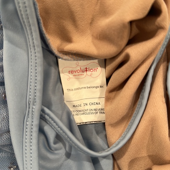 Revolution LC Soft Blue Ballet TUTU with Stars performance dance girl’s large - Picture 6 of 10